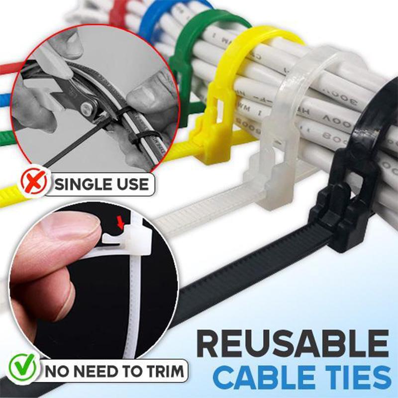Skanto | Reusable Cable Ties (100PCS)