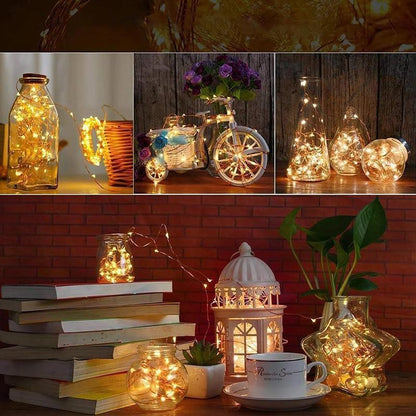 Led Bottle Light Cork Night Light DIY Decor | Bowlift