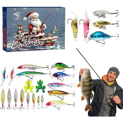 Skanto | 24 Days Christmas Countdown Fishing Rod Set