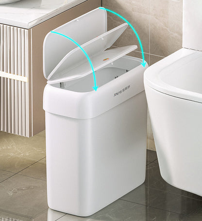Sandsberg® Narrow Bathroom Trash Can with Lid Z39