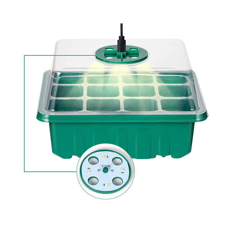 Seed Starter Trays with Grow Light, 5 sets | Bowlift