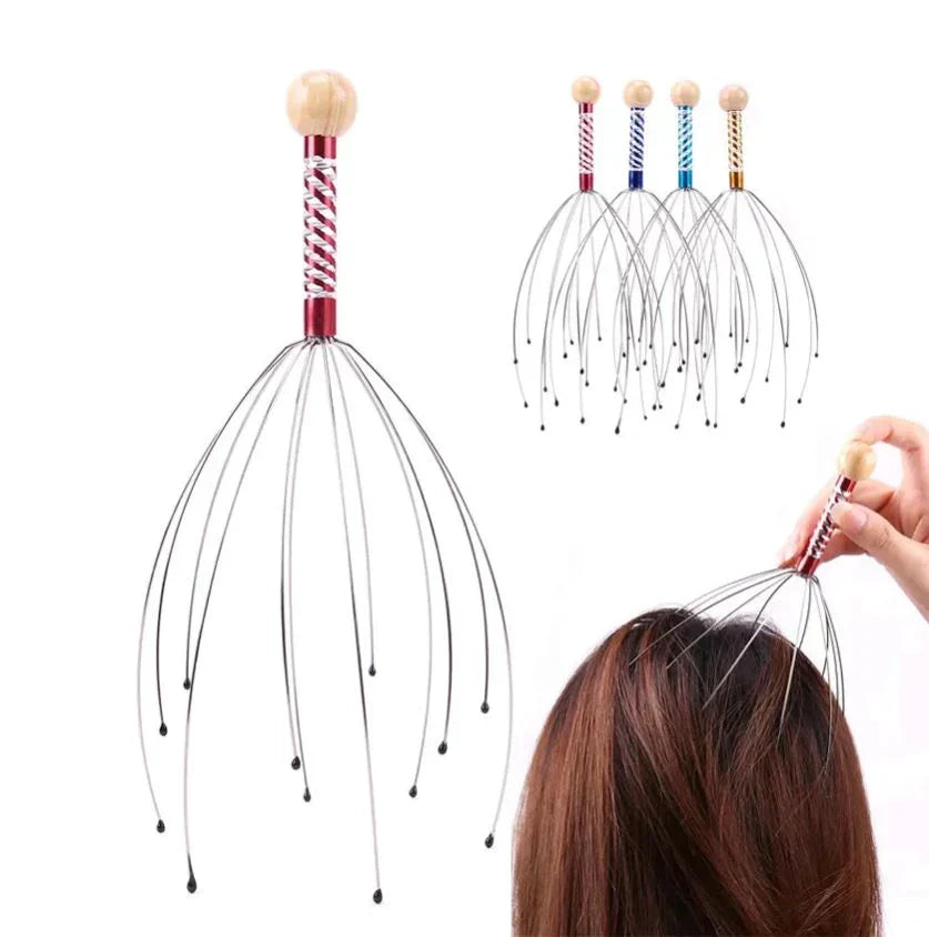 Relaxing Scalp Massage Octopus Hand Massager Karnz