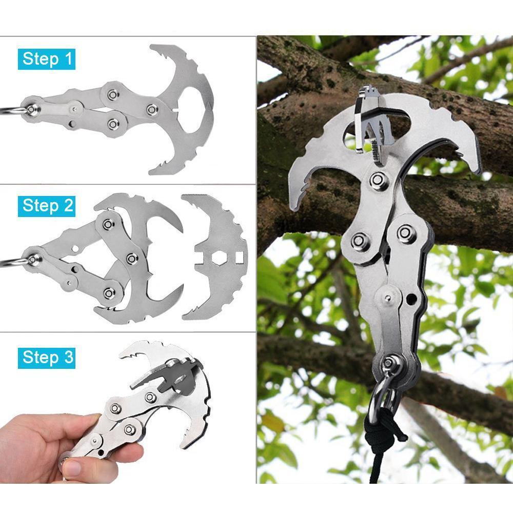 BowLift | Stainless Steel Survival Folding Grappling Gravity Hook