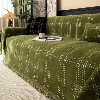 Skanto | Chesterfield Plaid Sofa Cover