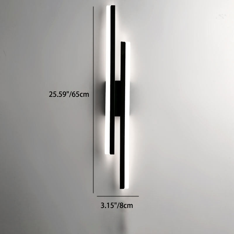 Skanto | LuxLine Modern LED Wall Lamp | Minimalist Design | Iron & Acrylic | Dimmable Light