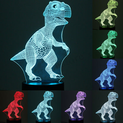 Skanto | Dinosaur Night Light - 3D Dinosaur Lamp - T Rex Night Light