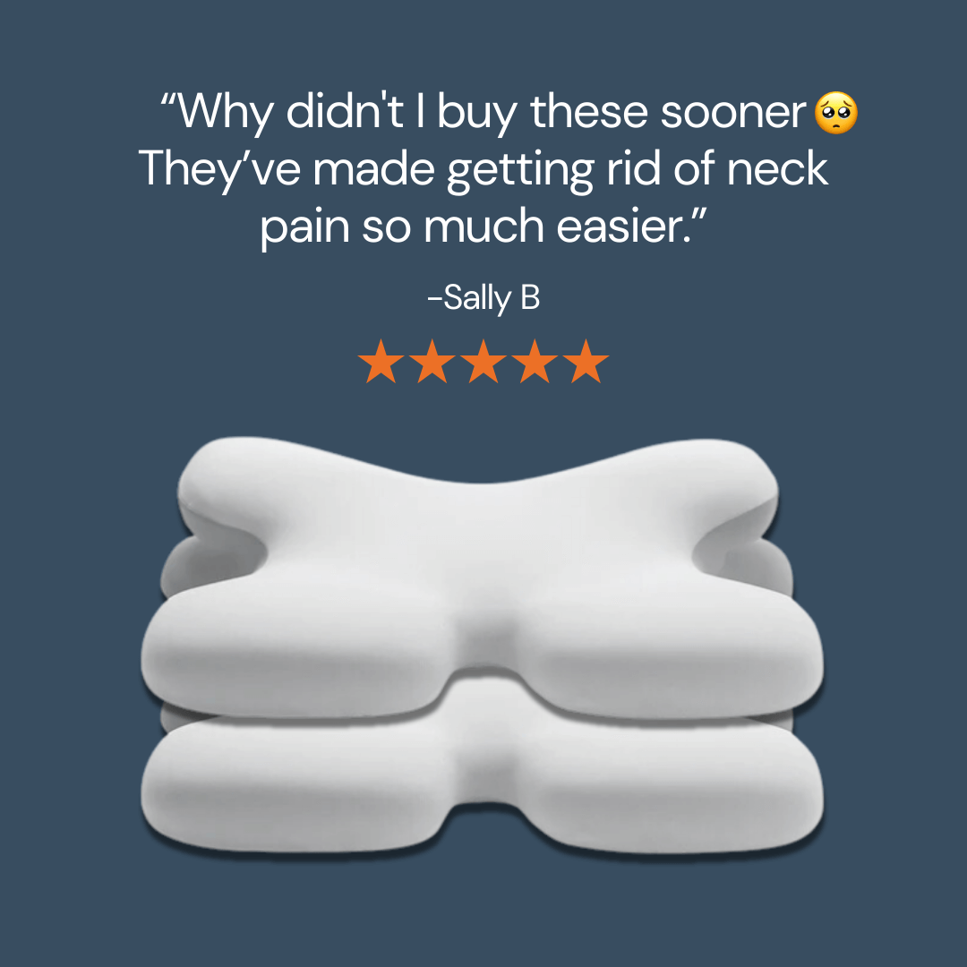 Skanto | Ergonomic Cervical Pillow | Memory Foam, Neck Support & Ideal for Peaceful Sleep
