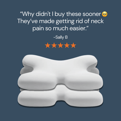 Skanto | Ergonomic Cervical Pillow | Memory Foam, Neck Support & Ideal for Peaceful Sleep
