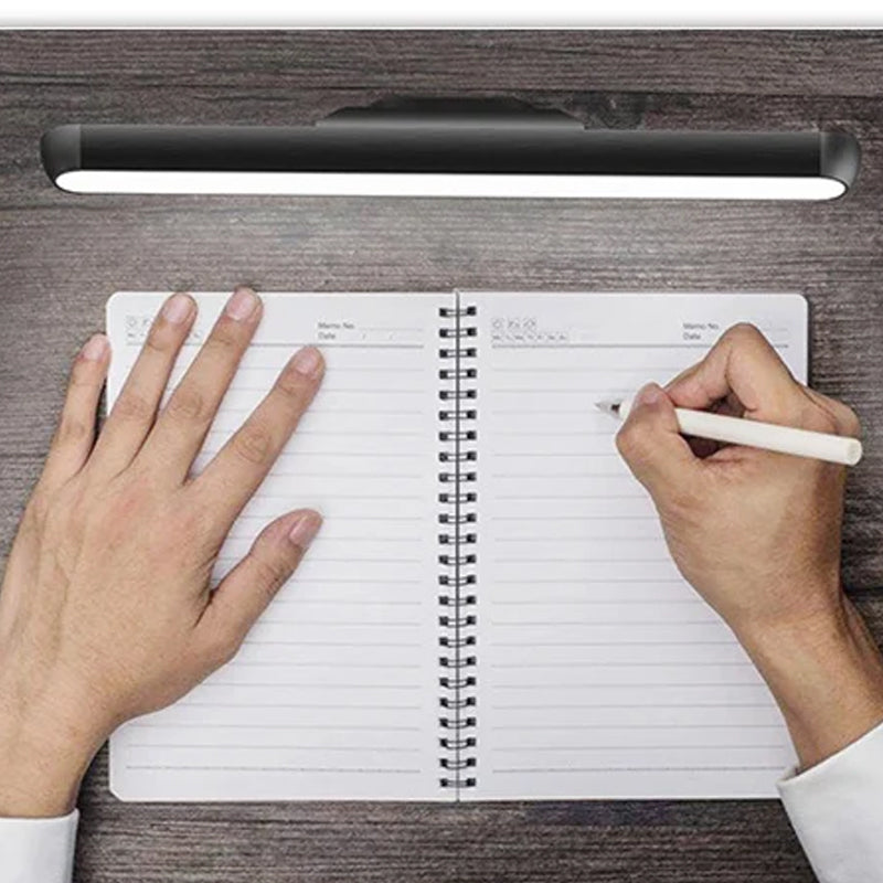 Magnetic rechargeable touch lamp with long battery life