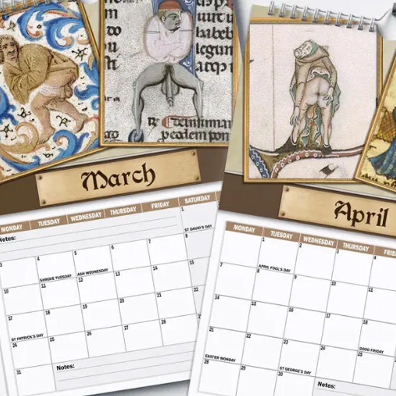 Skanto | Funny Medieval Calendar 2025 – Humor & Art