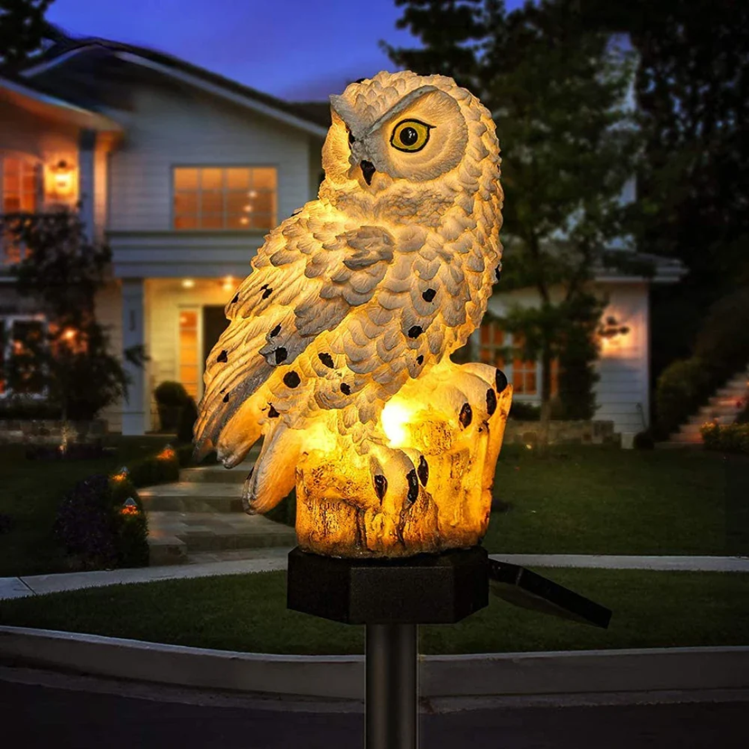 Brehn | Solar Owl Outdoor Lamp
