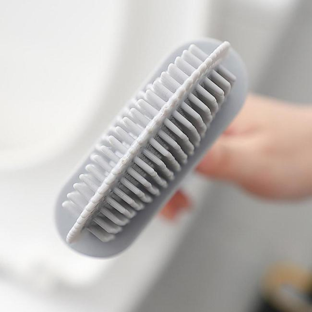 Silicone toilet brush