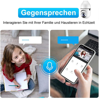 Intelligent wireless WiFi full-color camera with light bulb | Brehn