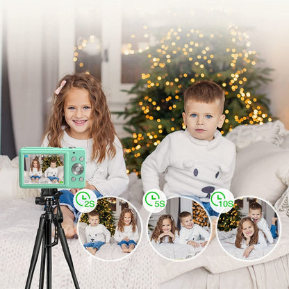 Skanto | Portable Digital Camera 1080P 44MP with 16X Zoom – Compact Vlogging Camera with LCD Screen, Rechargeable, Perfect for Teens and Students