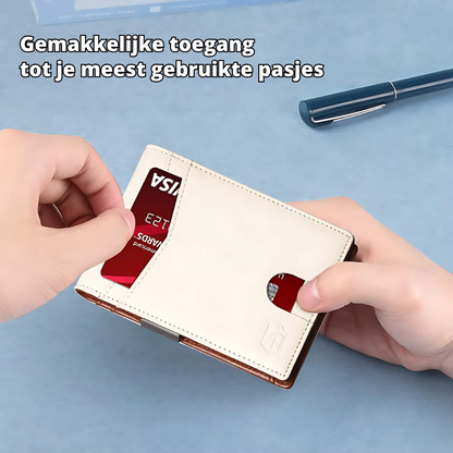 Skanto | SafeSlim RFID Leather Men's Wallet – Compact, Thin & Secure