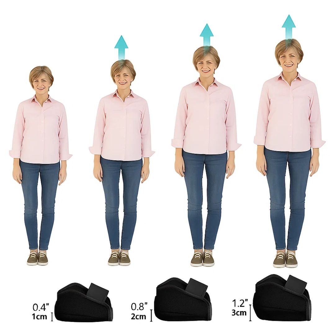 ElevateEase | Heel Lift Insoles – Height Increase – Pain Relief – Improved Posture - Everyday Comfort Bowlift