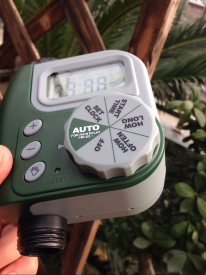 Skanto | Digital Garden Watering Timer with LCD Faucet Controller