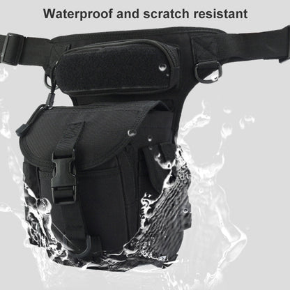 Waterproof tactical nylon waist bag for men, leg bag, travel bag