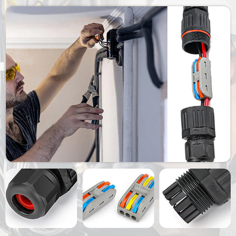 Outdoor waterproof electric cable connector | Bowlift