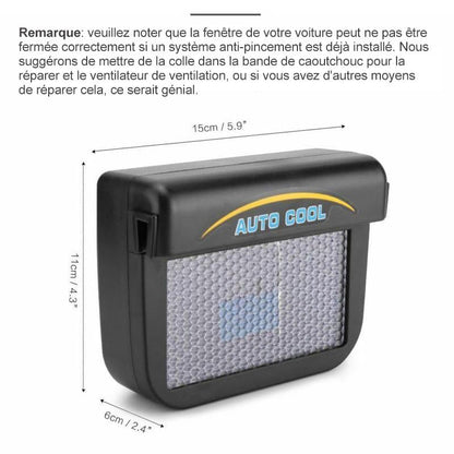 Solar fan for car | Bowlift