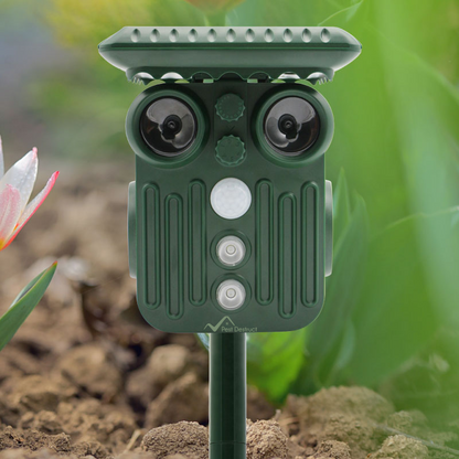 BowLift | Ultrasonic Solar Deer Repeller | 5 Adjustable Modes. Waterproof & Eco-Friendly for Home Gardens and Yards
