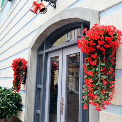 BowLift | Simulated Violet Hanging Basket