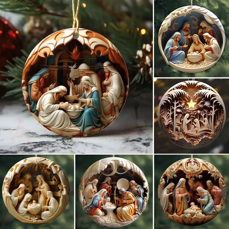 Skanto | Crib Christmas Ornament