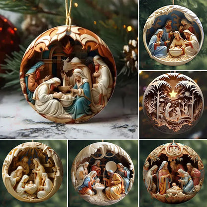 Skanto | Crib Christmas Ornament