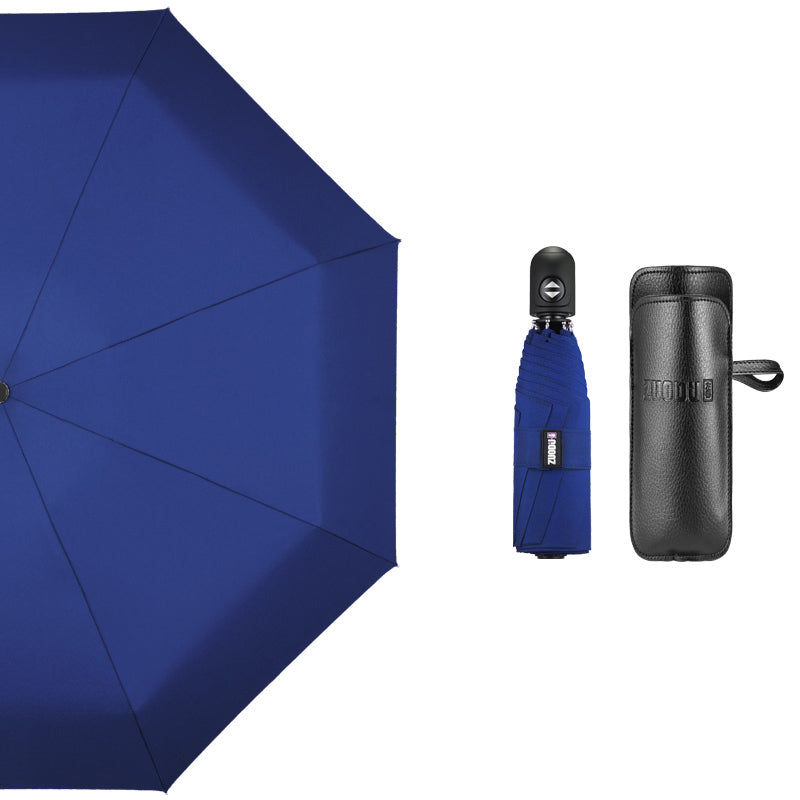 BowLift | Super Portable Auto Open/Close Windproof Umbrella with 12 Ribs, 5-Fold & Ergonomic Handle