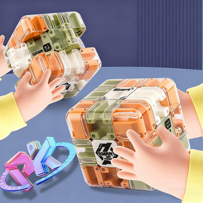 Skanto | Large Maze 3D Puzzle Cube - Engaging Educational Toy