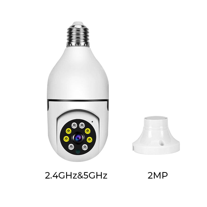 Wireless Wi-Fi Security Camera with Light Bulb | Karnz