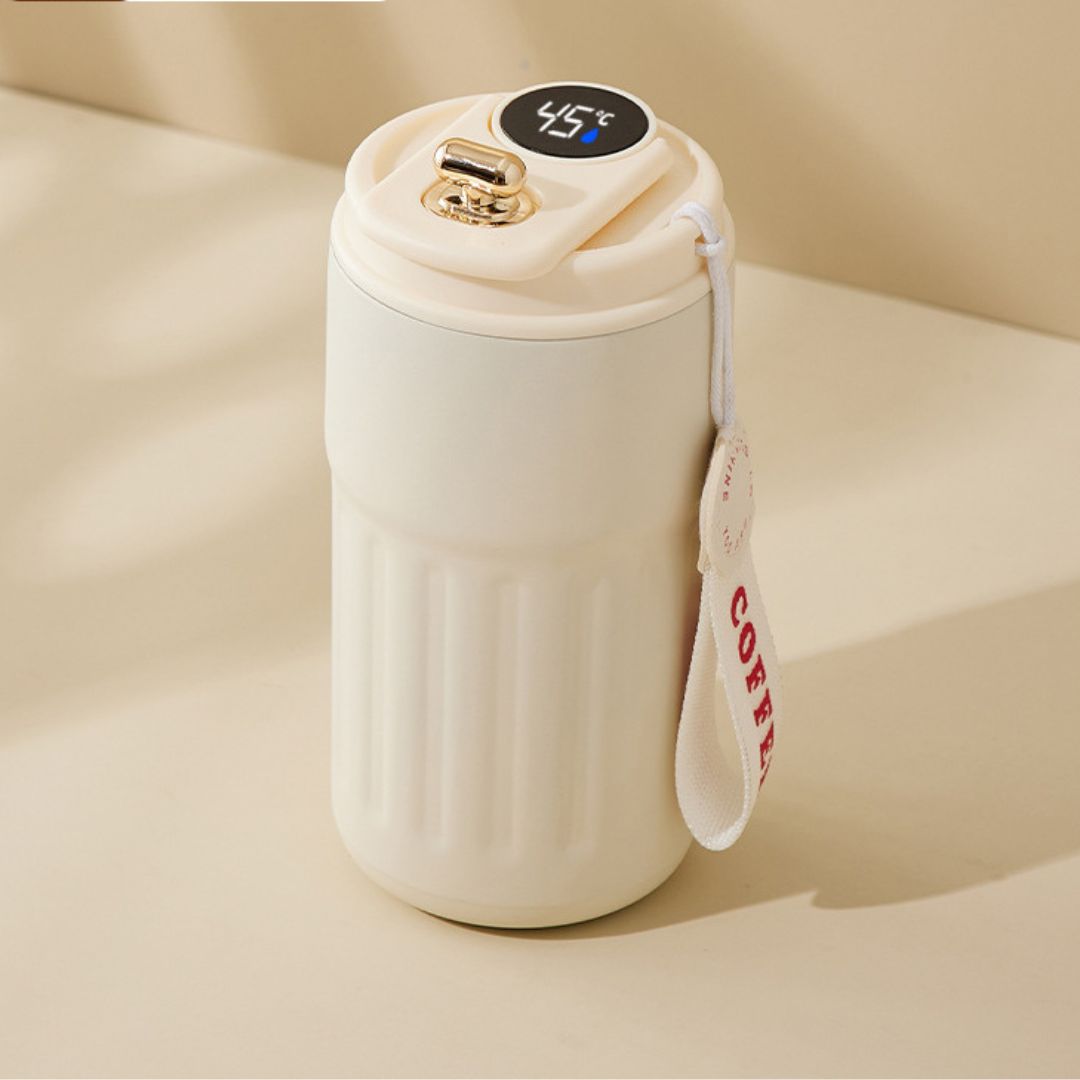 BowLift | Stainless Steel Coffee Mug with LED Temperature Display 450 ML