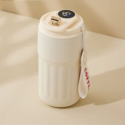 BowLift | Stainless Steel Coffee Mug with LED Temperature Display 450 ML