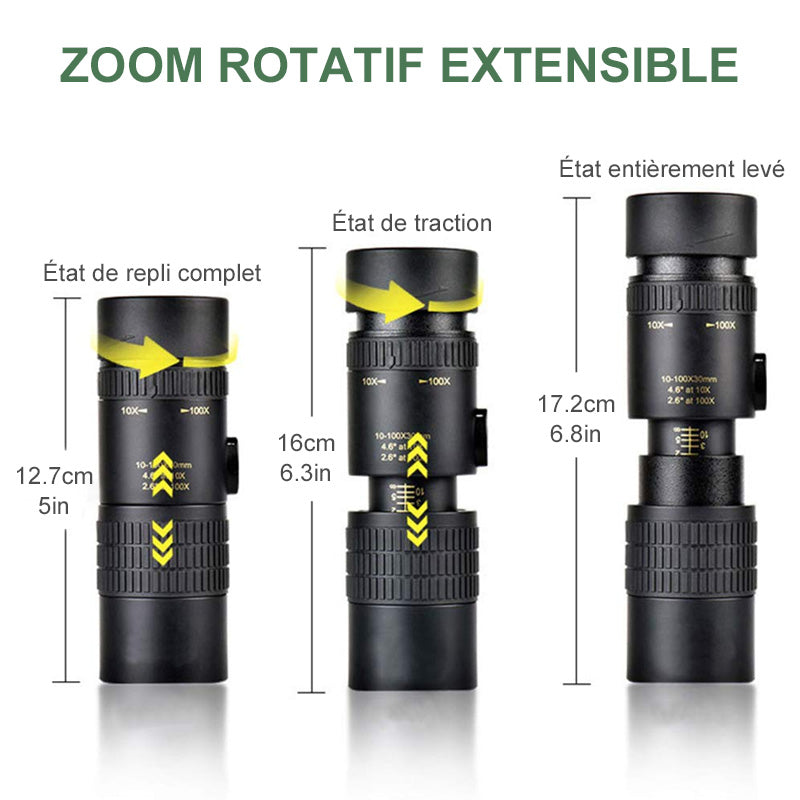 Super Zoom Monocular Telescope 4k | Bowlift