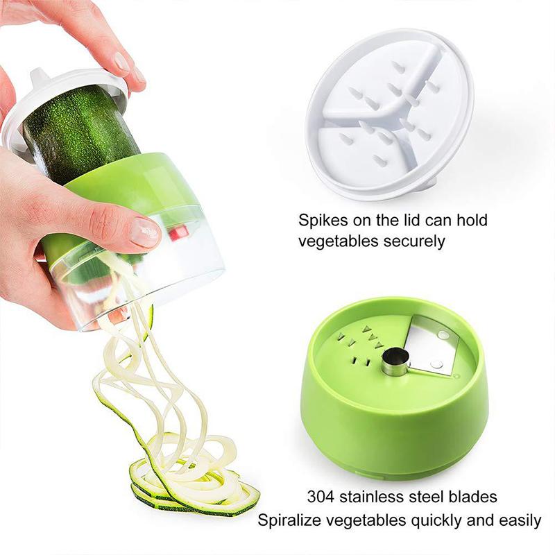 Skanto | Handheld Spiral Slicer Vegetable Cutter