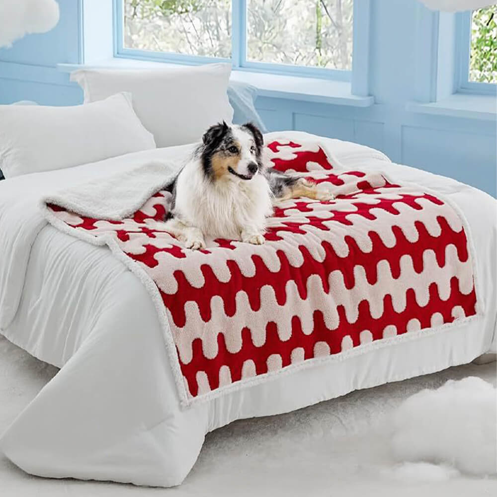 Skanto | Flocket Waterproof Multi-Functional Sherpa Dog Blanket
