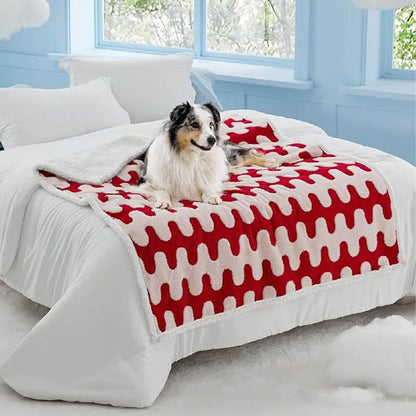 Skanto | Flocket Waterproof Multi-Functional Sherpa Dog Blanket