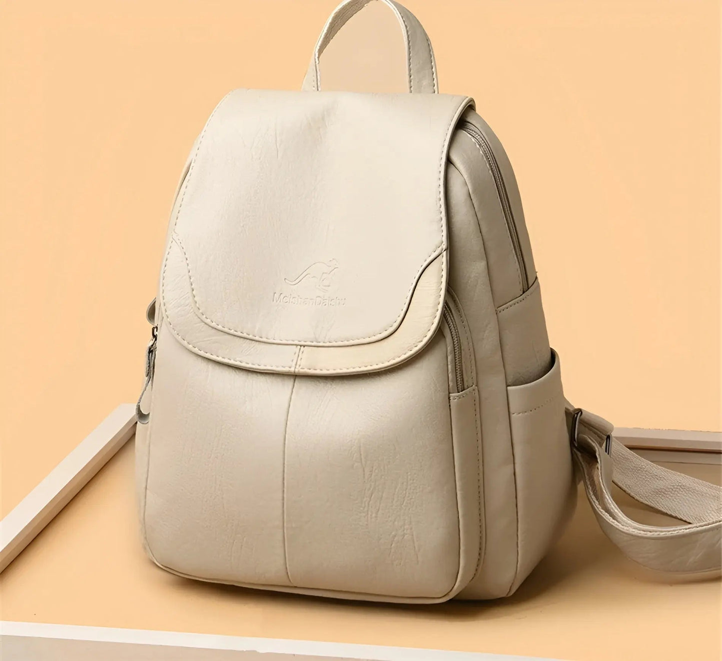 BowLift | Vintage Leather Women's Backpack - Isabella