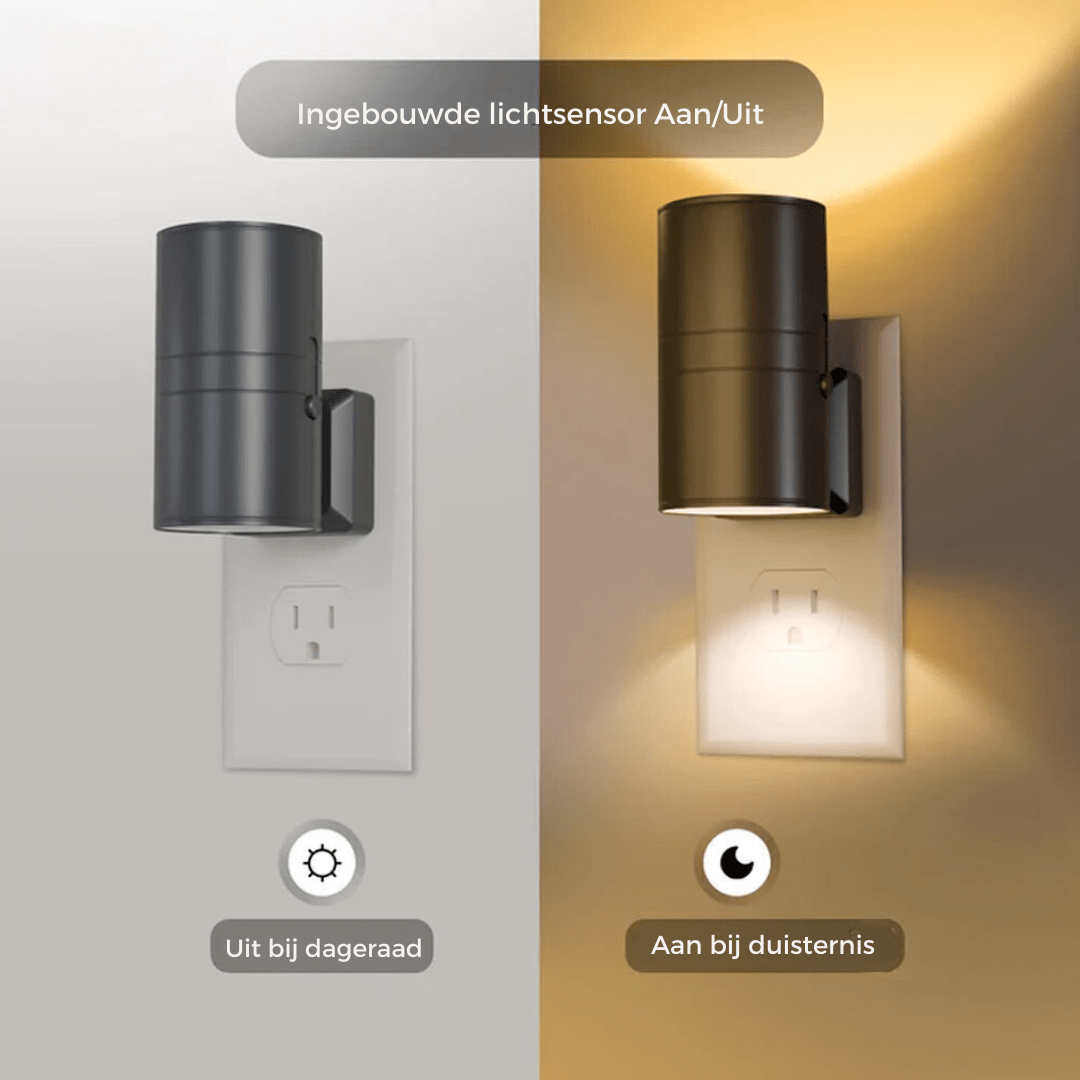 Skanto | Skanto Alova LED Plug-In Wall Lamp – Dimmable Sensor Light for Hallway, Stairs & Bedroom