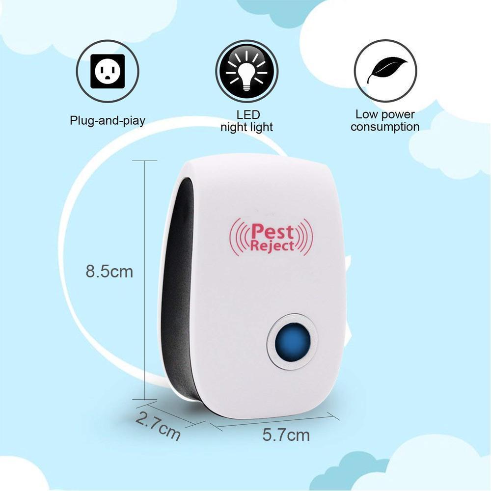 Ultrasonic insect/rodent pest repellent