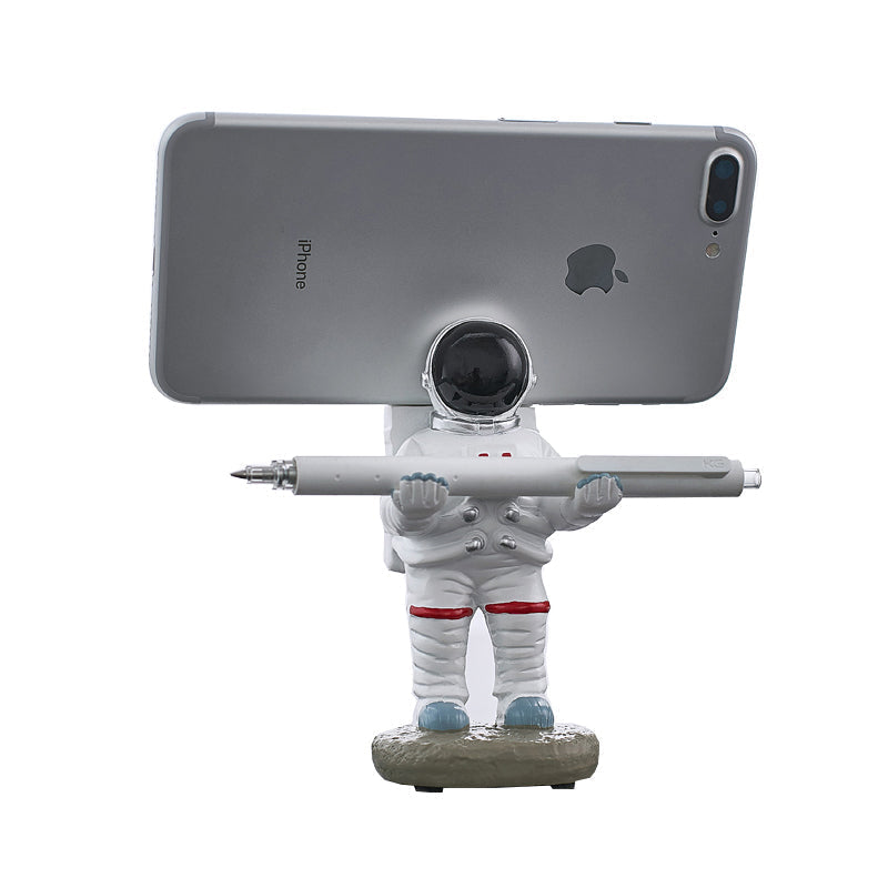 Support for phones or pens in astronaut decorations | Bowlift