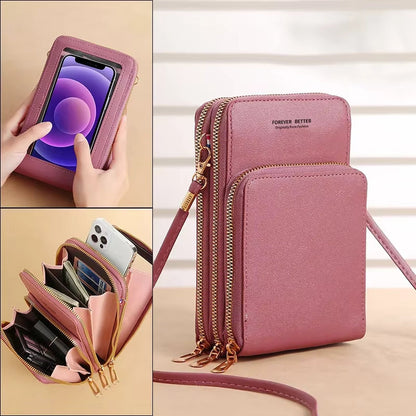 BowLift | Leather Crossbody Phone Bag | Over-the-Shoulder Phone Bag