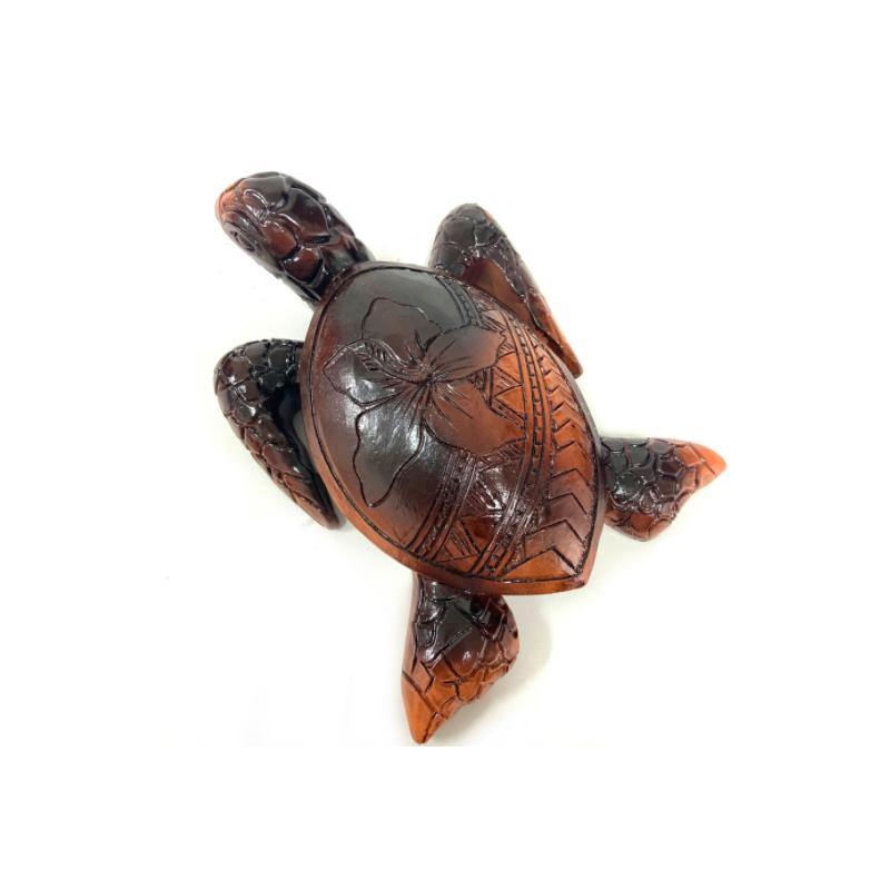 Wood sculpture Hawaii turtle | Bowlift