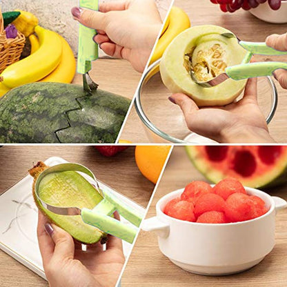 Skanto | 4-in-1 Stainless Steel Fruit Tool Set