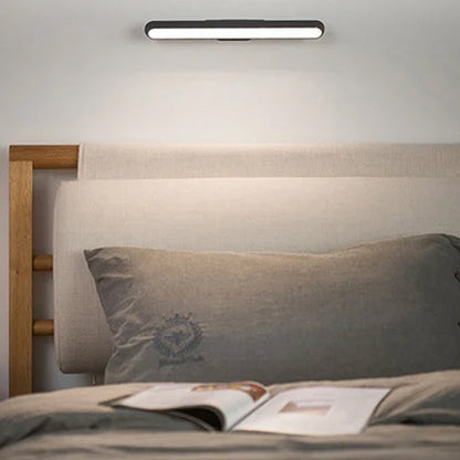 Magnetic rechargeable touch lamp with long battery life