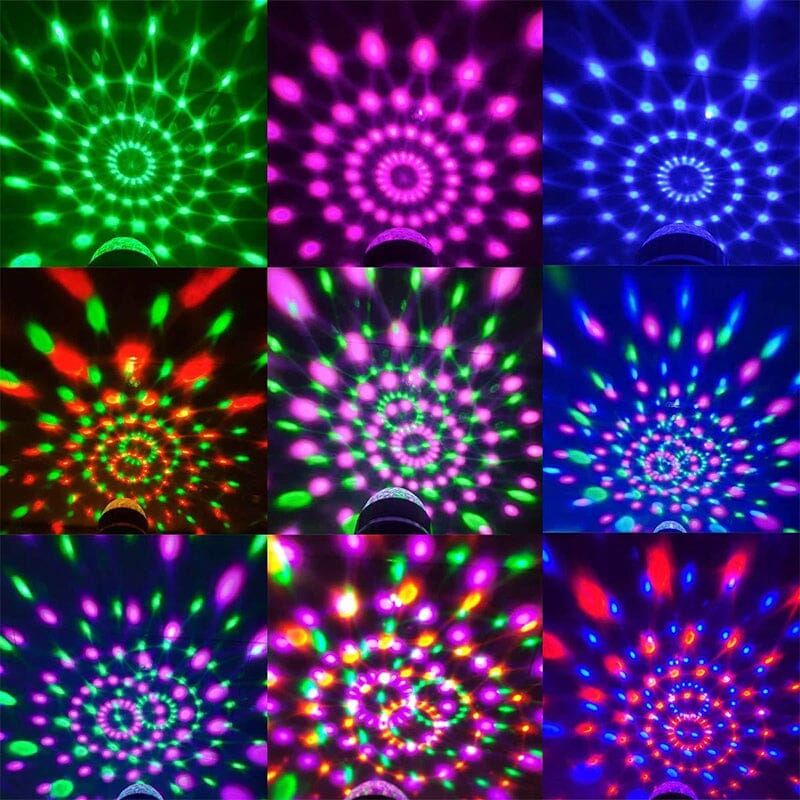 LED Disco Ball Colorful Rotating Light Bulb | Brehn