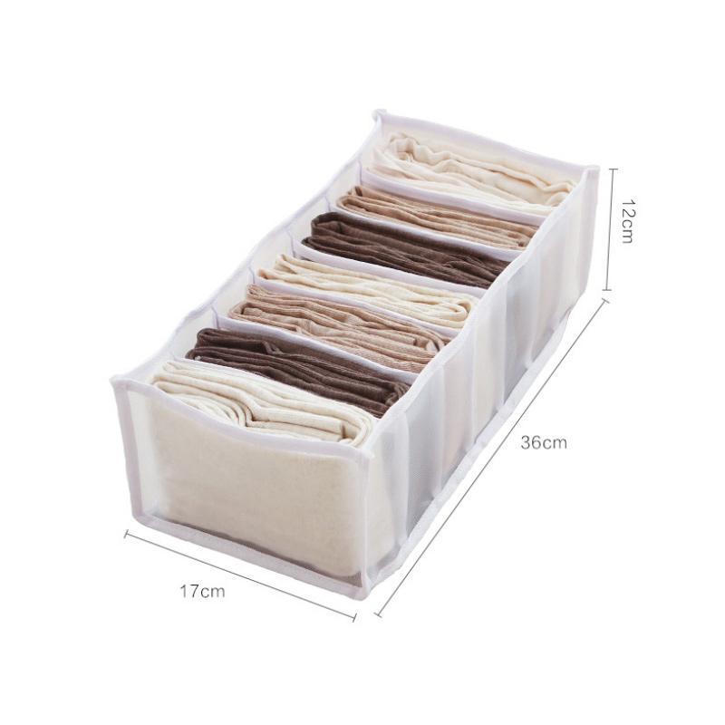 7 Grids Wardrobe Clothes Mesh Divider Organizer | Bowlift