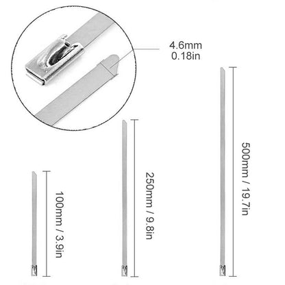 Multi-purpose metal cable ties (100 PIECES) | Karnz