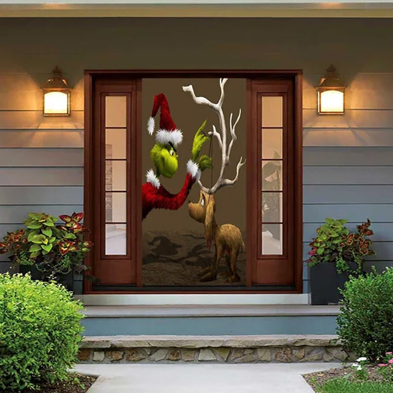 Skanto | The Nightmare Before Christmas | Outdoor Decorations | Jack Skellington Door Cover
