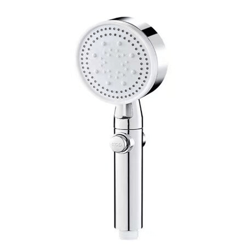 FlowControl Shower Head with 5 Settings and Push Button | Skanto